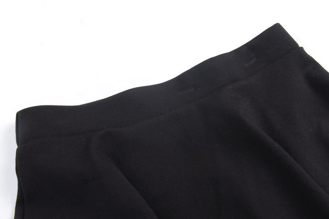 APXIVI High-Waist Slimming A-Line Knit Mini Skirt