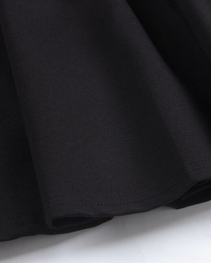 APXIVI High-Waist Slimming A-Line Knit Mini Skirt
