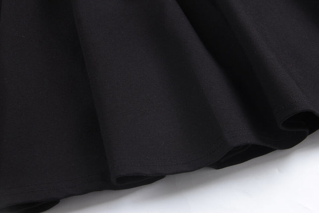 APXIVI High-Waist Slimming A-Line Knit Mini Skirt