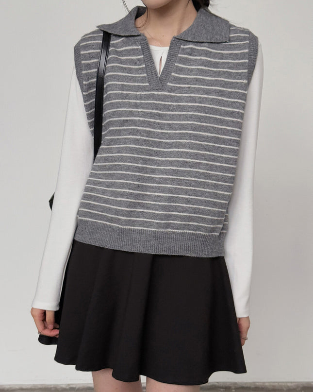 APXIVI High-Waist Slimming A-Line Knit Mini Skirt