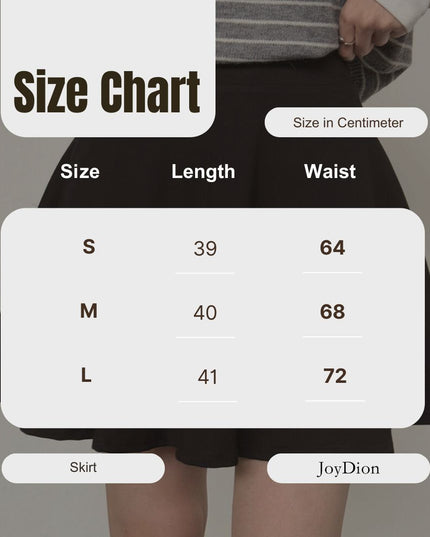 APXIVI High-Waist Slimming A-Line Knit Mini Skirt