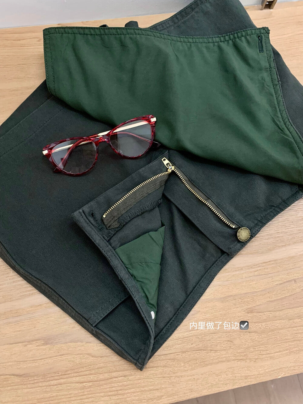 WGWE Low-Waist Sexy Bodycon A-Line Skort with Anti-Exposure Design