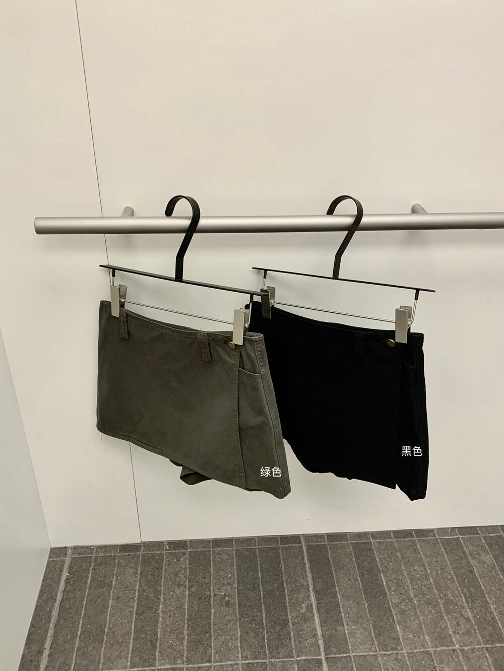 WGWE Low-Waist Sexy Bodycon A-Line Skort with Anti-Exposure Design