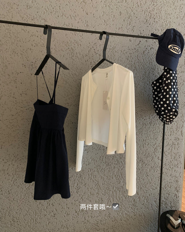 WGWE Sweet Girl Knit Cardigan + Cami Top Two-Piece Set