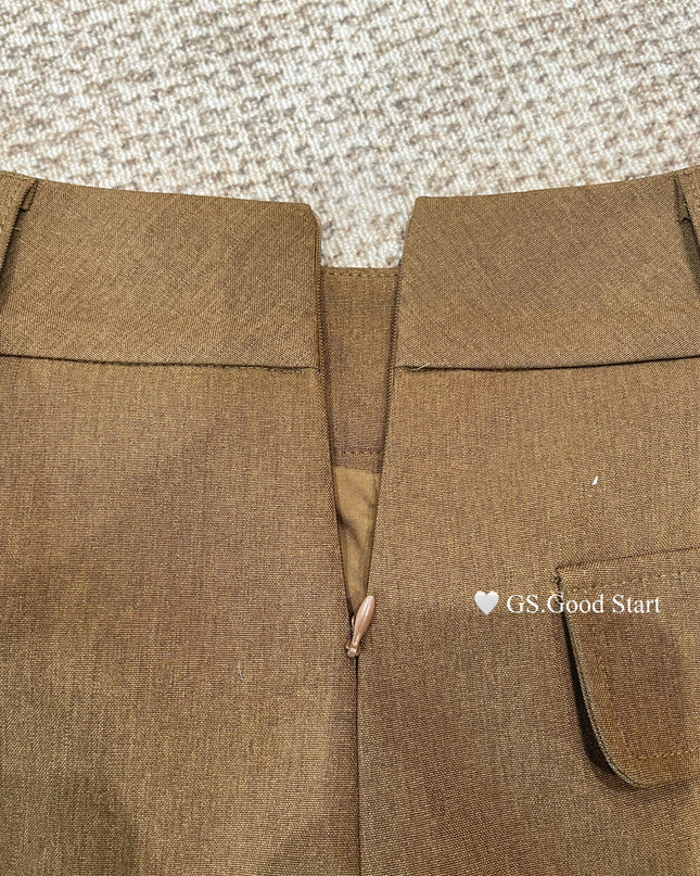 GS.GOOD START A-Line Suit Skort Shorts