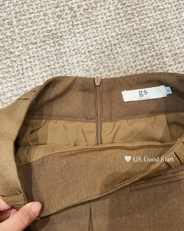 GS.GOOD START A-Line Suit Skort Shorts