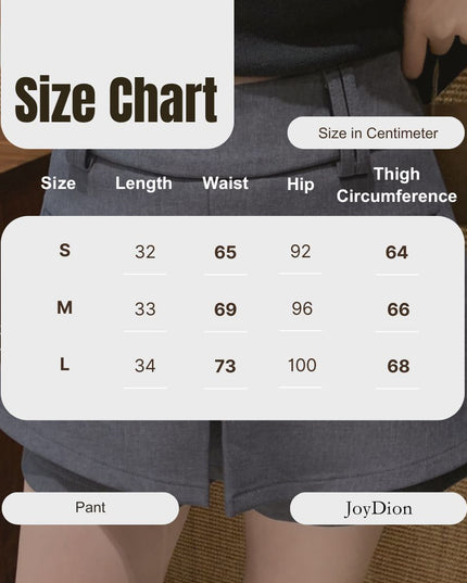 GS.GOOD START A-Line Suit Skort Shorts