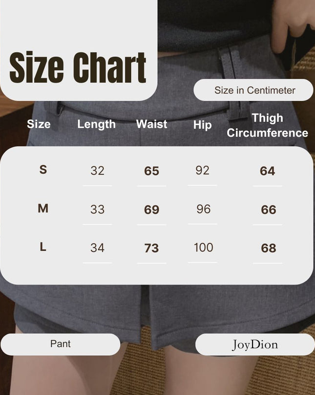 GS.GOOD START A-Line Suit Skort Shorts