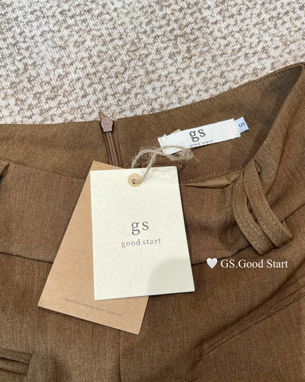 GS.GOOD START A-Line Suit Skort Shorts