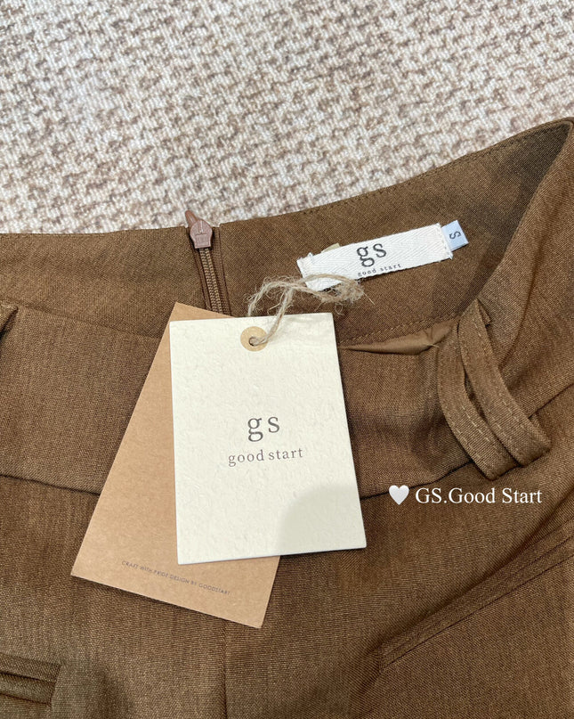 GS.GOOD START A-Line Suit Skort Shorts