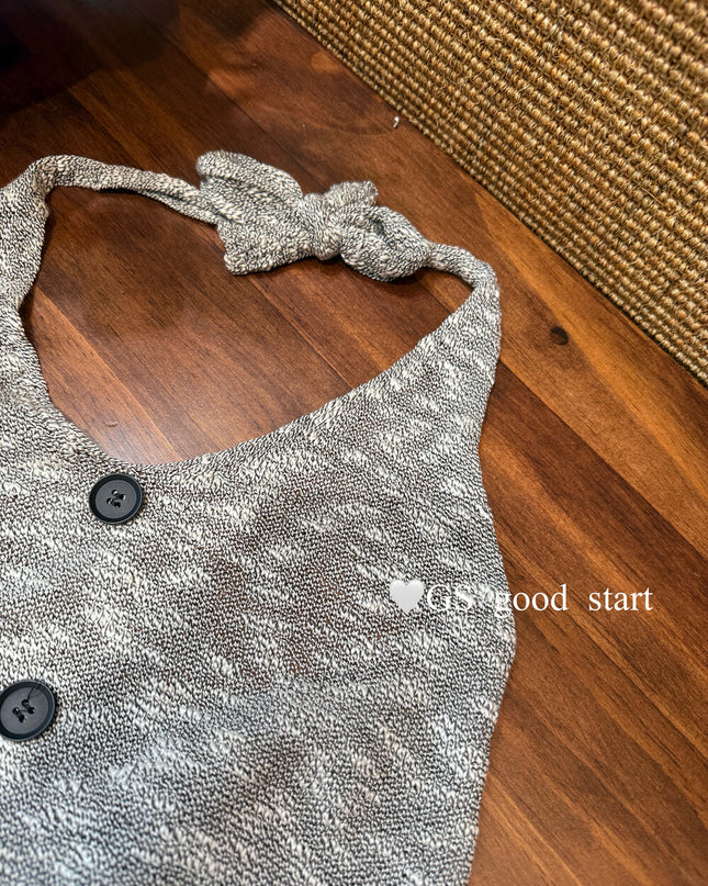 GS.GOOD START Halter Neck Pure Desire Tank Top