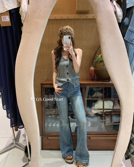 GS.GOOD START Halter Neck Pure Desire Tank Top