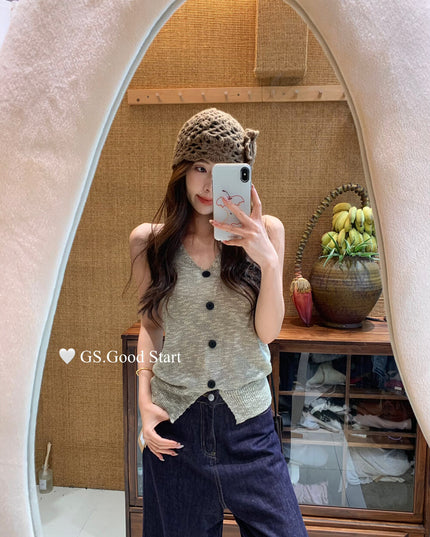 GS.GOOD START Halter Neck Pure Desire Tank Top