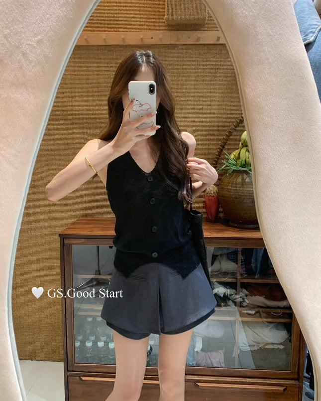 GS.GOOD START Halter Neck Pure Desire Tank Top