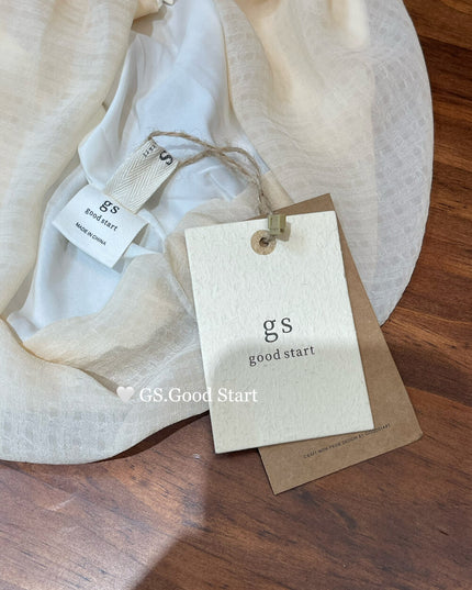 GS.GOOD START Paris Runway One-Sleeve Asymmetrical Top