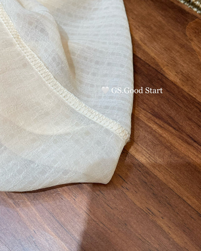 GS.GOOD START Paris Runway One-Sleeve Asymmetrical Top