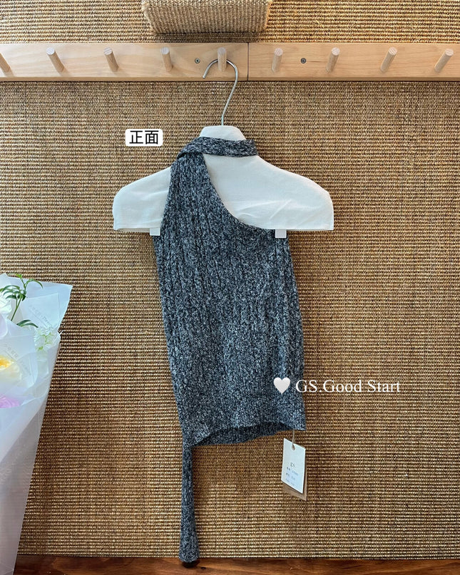 Tie-Dye Knit Ribbon Tank