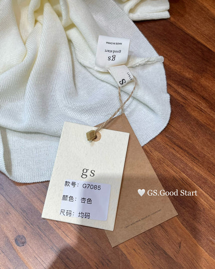 Sweet Bow Off-Shoulder Knit Top