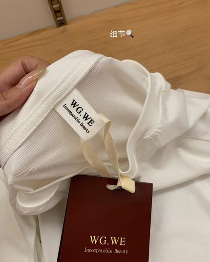 Asym One-Shoulder Long-Sleeve Tee