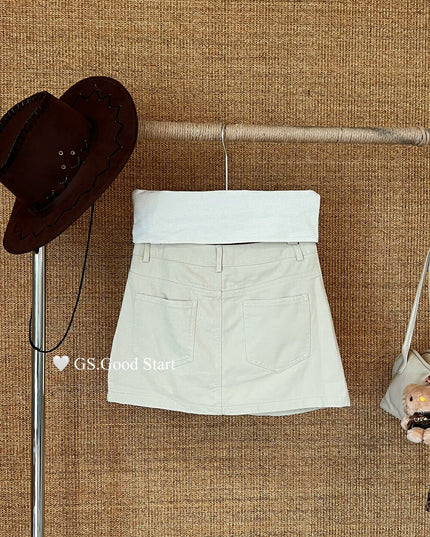 Lucky Charm High-Waist A-Line Skirt