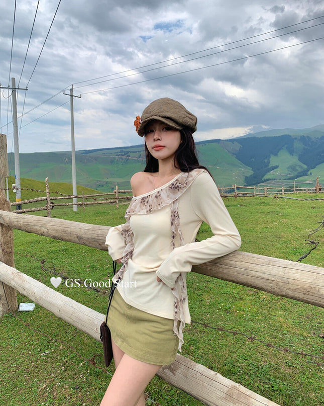 Lucky Charm High-Waist A-Line Skirt