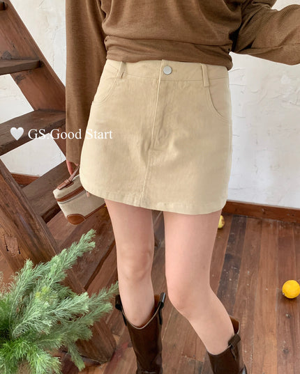 Lucky Charm High-Waist A-Line Skirt