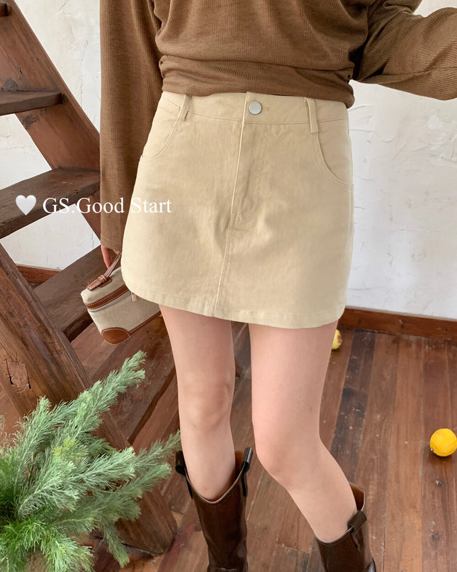 Lucky Charm High-Waist A-Line Skirt