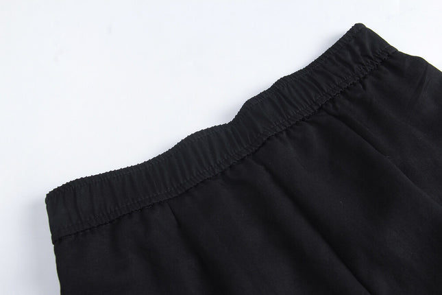 Stroll Plan Tencel Wide-Leg Commuter Pants
