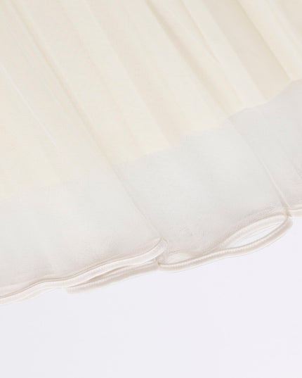 Elegance Aura High-Waist Mesh Skirt