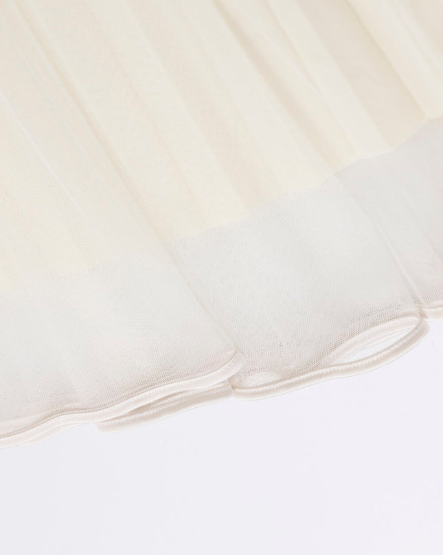 Elegance Aura High-Waist Mesh Skirt