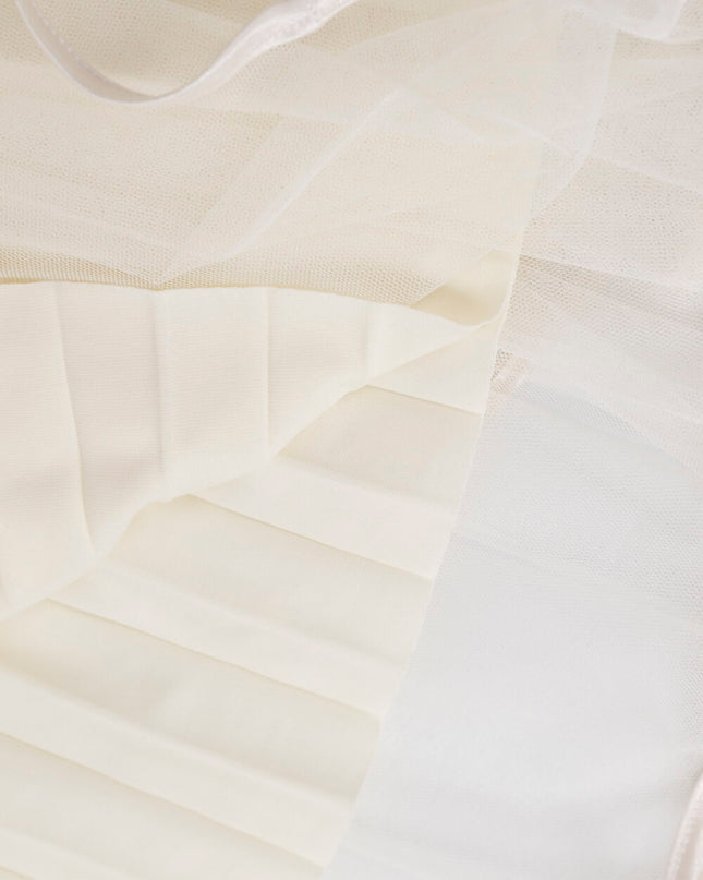 Elegance Aura High-Waist Mesh Skirt