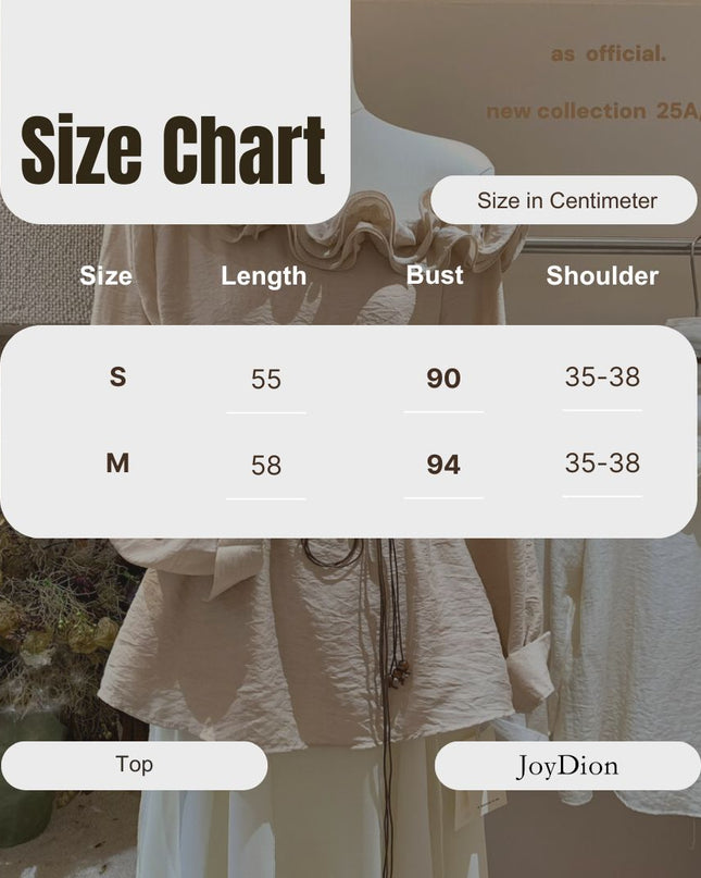 Seine Ruffle Charm Blouse with Waist Tie