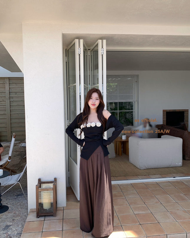 Airy Pleat Relaxed Drape Pants