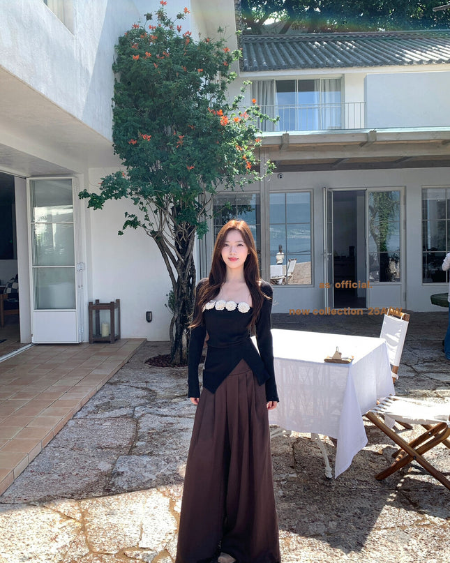 Airy Pleat Relaxed Drape Pants