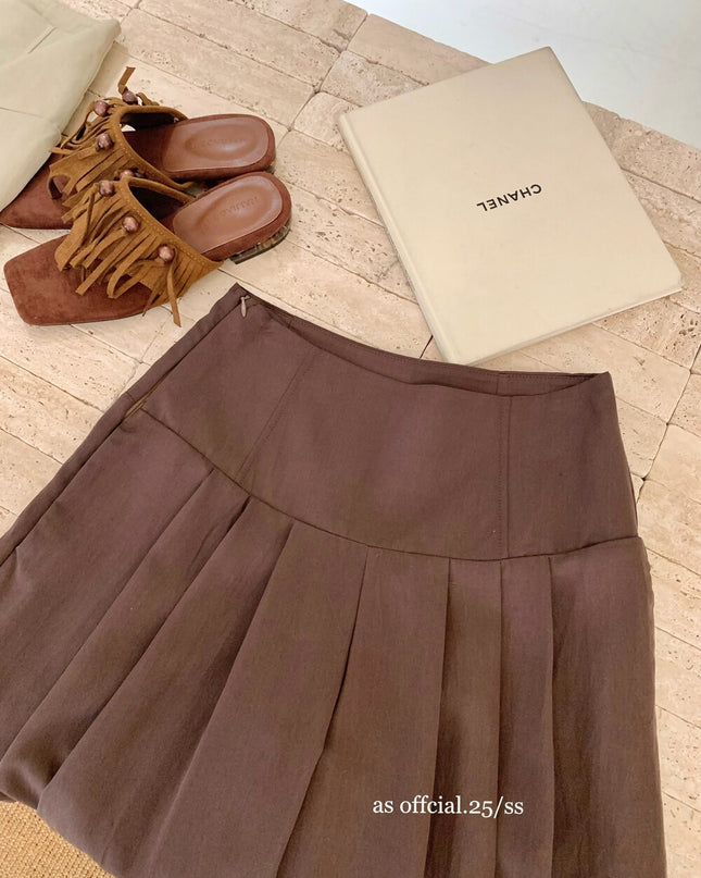 Airy Pleat Relaxed Drape Pants