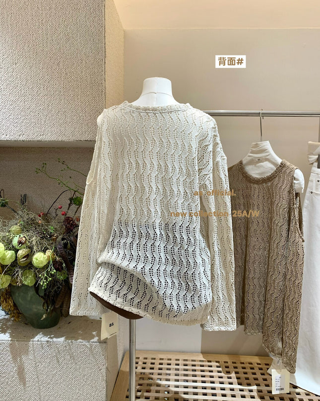 Windsor Lace Off-Shoulder Belted Blouse
