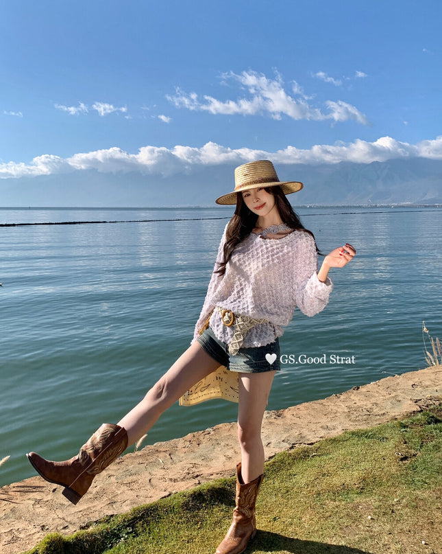 Best-Seller High-Waist Vintage Denim Shorts