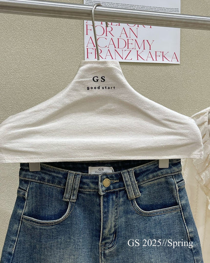Best-Seller High-Waist Vintage Denim Shorts