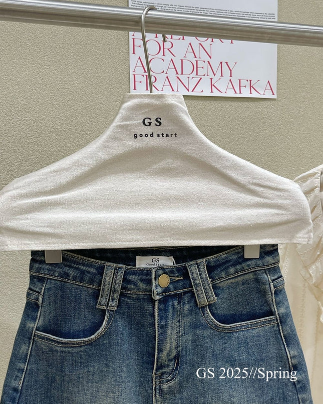 Best-Seller High-Waist Vintage Denim Shorts