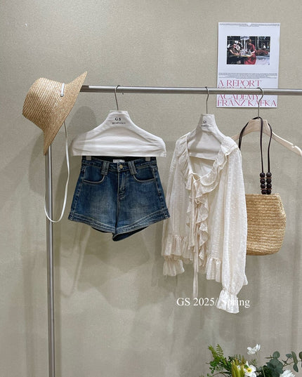 Best-Seller High-Waist Vintage Denim Shorts