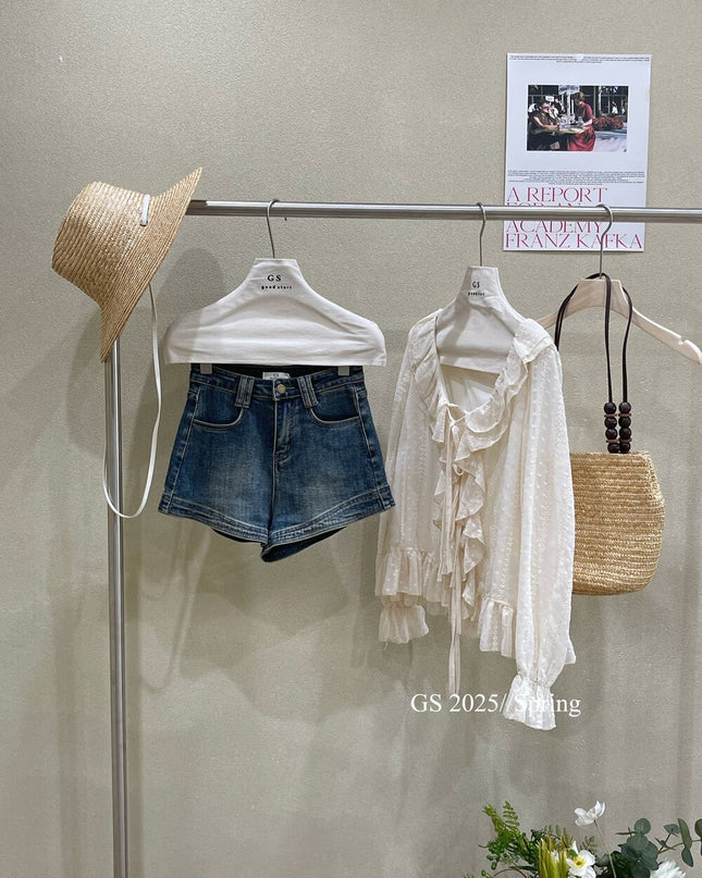 Best-Seller High-Waist Vintage Denim Shorts