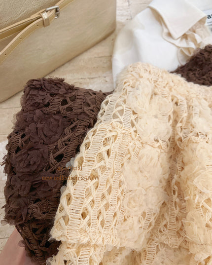 Sweet Ballet Tiered Jacquard Skirt