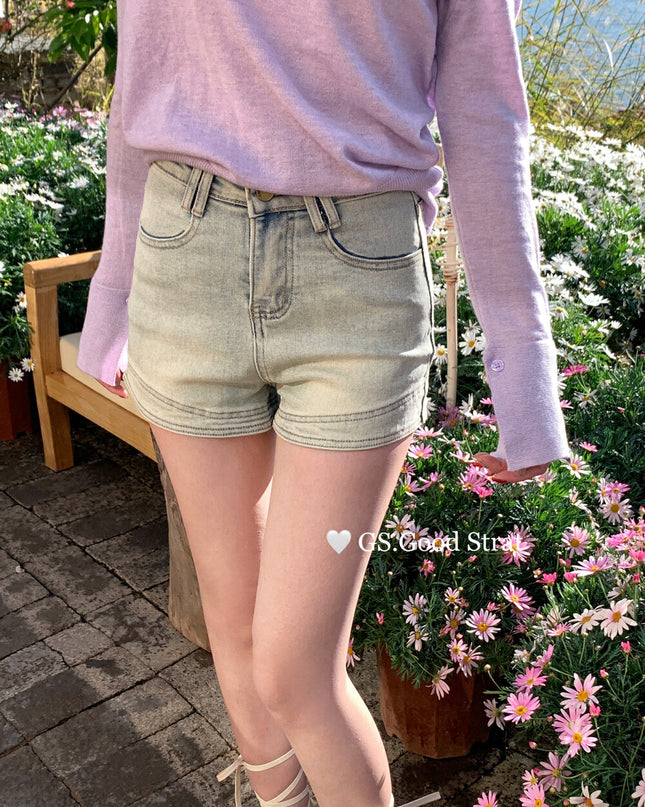 Best-Seller High-Waist Vintage Denim Shorts