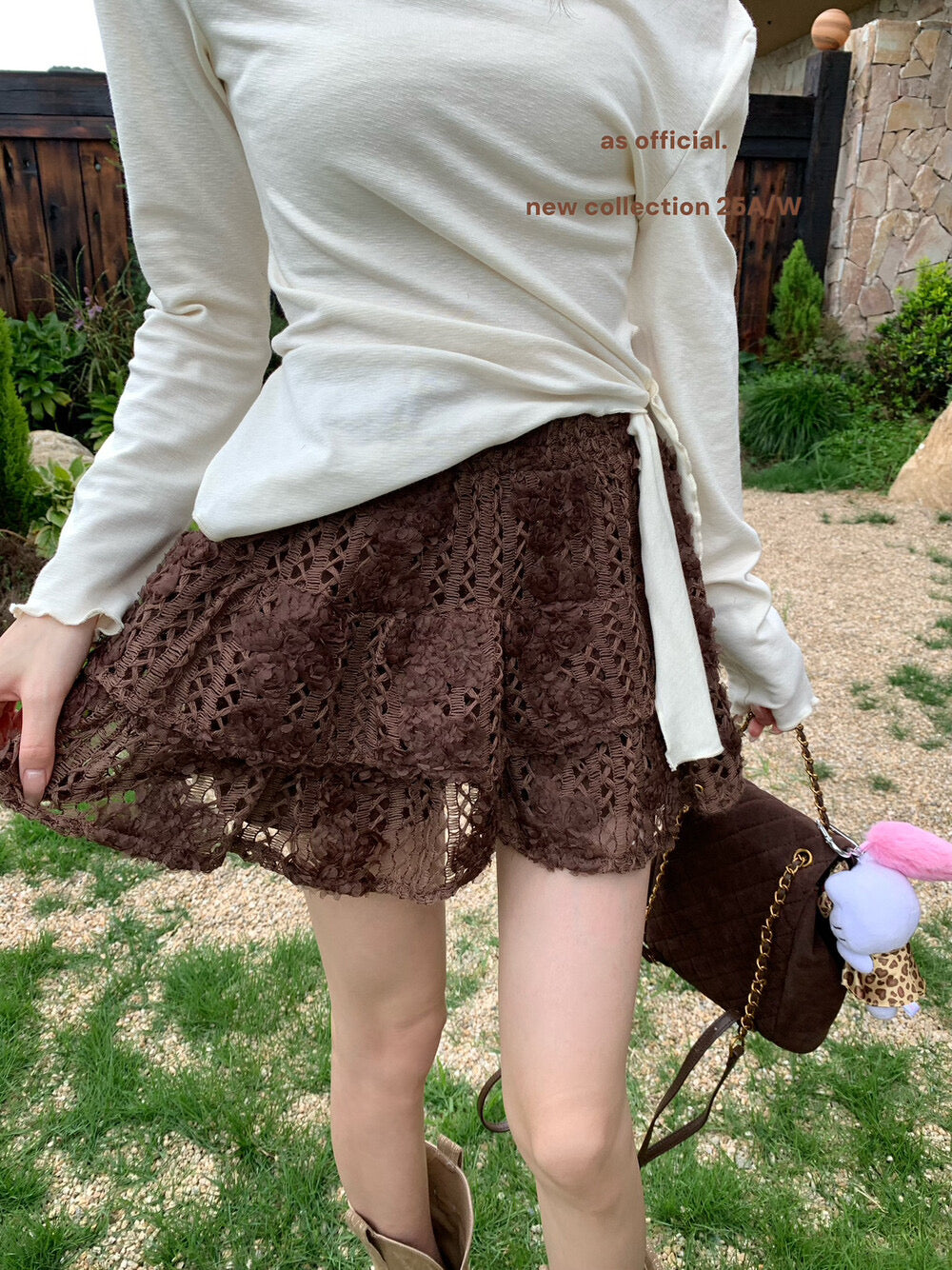 Sweet Ballet Tiered Jacquard Skirt