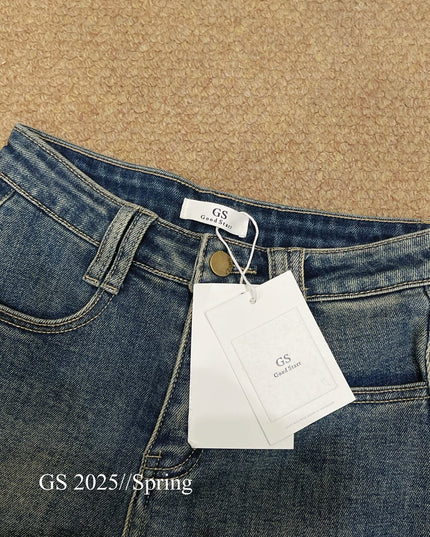 Best-Seller High-Waist Vintage Denim Shorts
