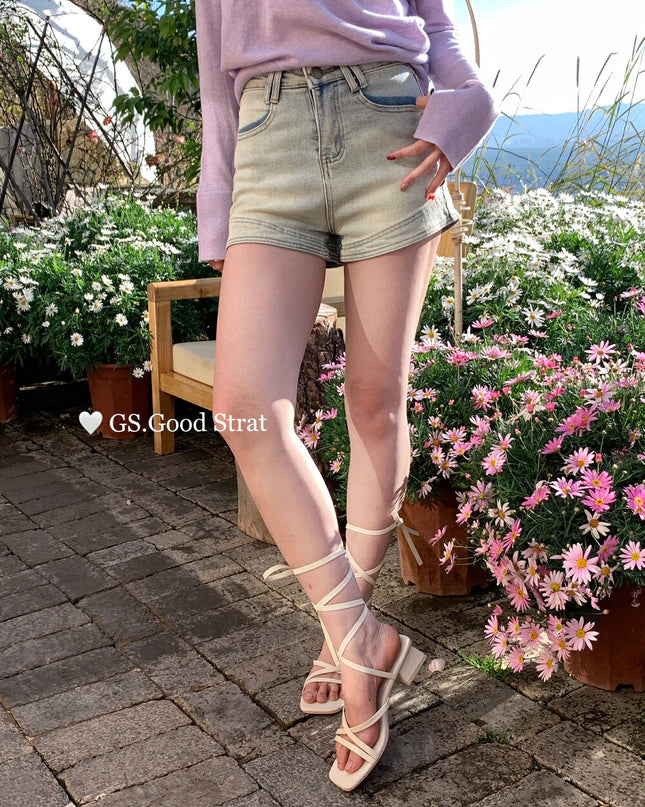 Best-Seller High-Waist Vintage Denim Shorts