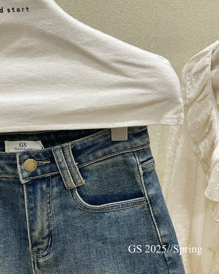 Best-Seller High-Waist Vintage Denim Shorts