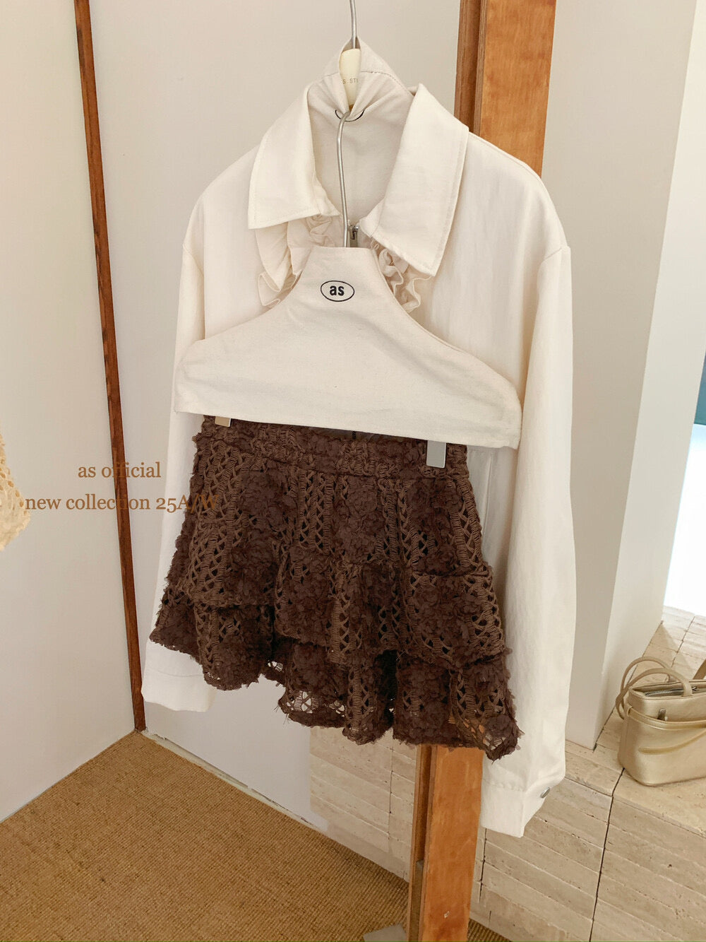 Sweet Ballet Tiered Jacquard Skirt