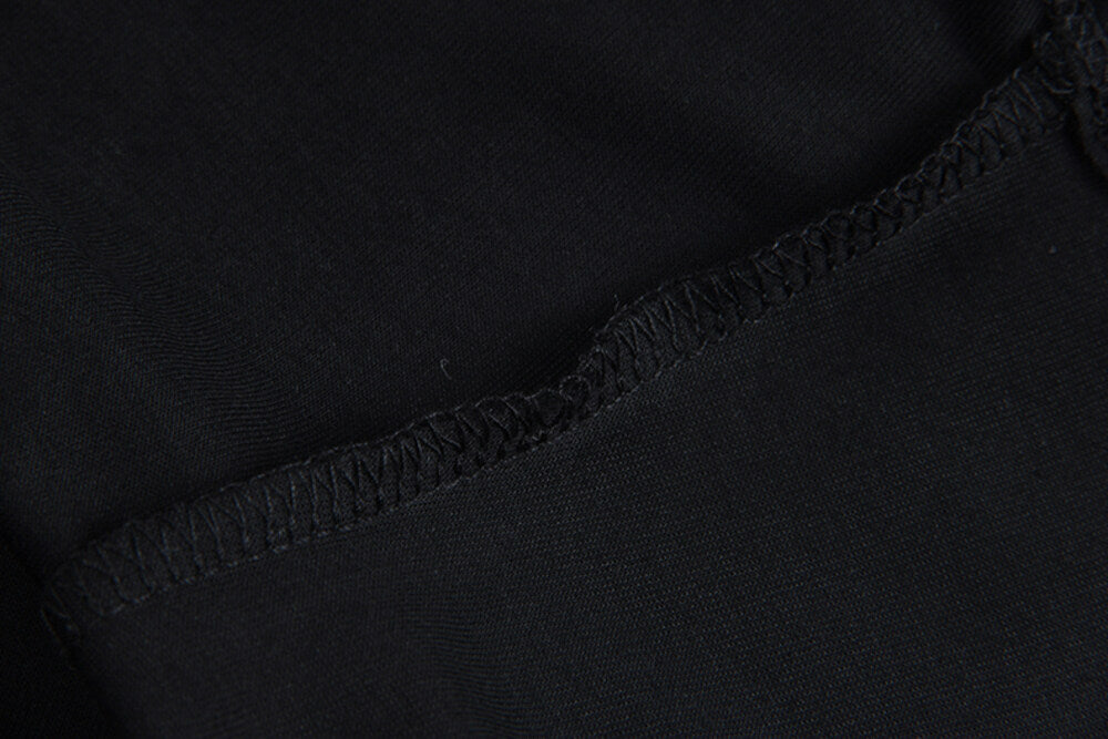 Crew-Neck Flutter-Sleeve Knot-Hem Side-Slit Tee