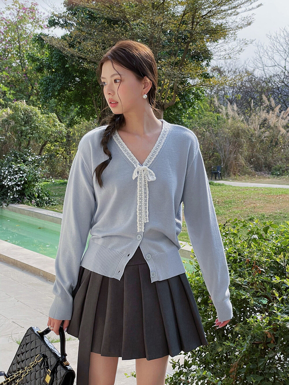 French Wool Knit Cardigan Women’s Autumn New Top